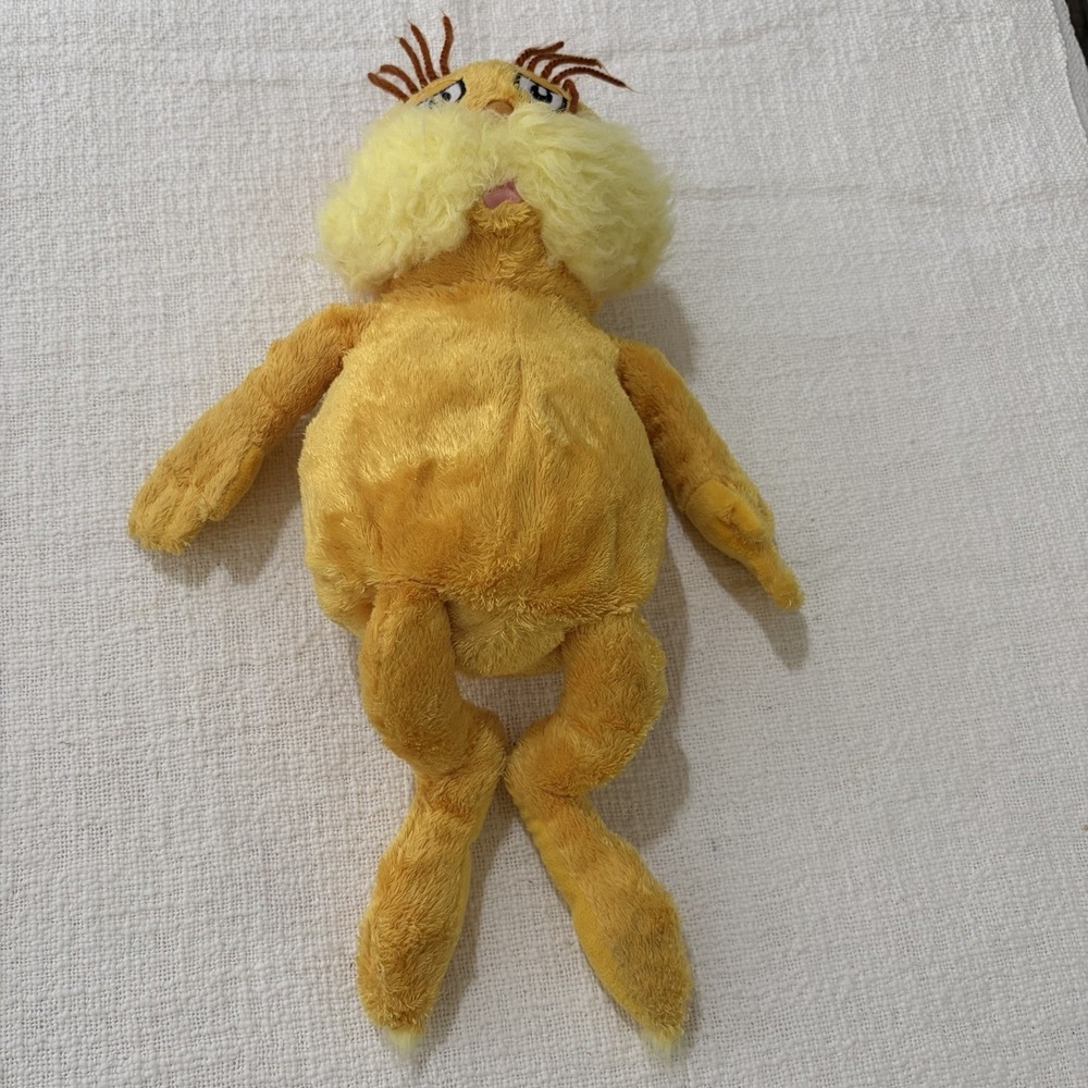 Dr. Suess Yellow Gold Lorax 17" Plush‎ Kohls Cares for Kids Stuffed Animal
